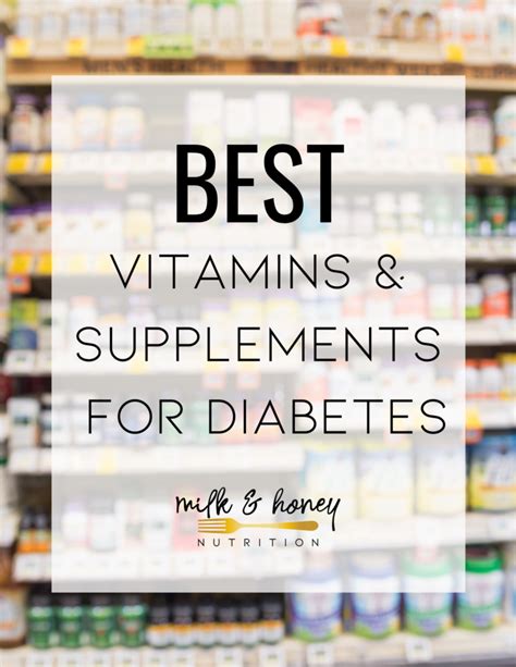 6 Best Vitamins For Diabetes Patients .